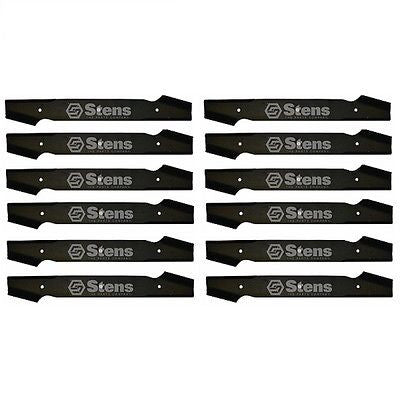 12 Hi-Lift Blades fits Mower Craftsman 121263X 123431X 143978 143978X 38" Deck