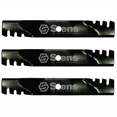 3 Gator Style Toothed Blades fit M113517 GS25 GS45 W 48" Deck