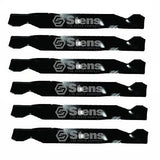 6 Notched Air-Lift Blade fit 1910917 34087 34087C 34089 34089C 34342 34343