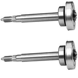 2 Mower Spindle Shafts Fit 38" 42" 46" 48" 54" 187291 192872 532192872 532187291