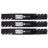 Toothed Blades Fit 601124 797696 XR7 Super Z & Hustler Z 54" Deck