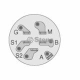 Starter Ignition Switch STX30 STX38 (Yellow Deck) SX95 130 160 170 175 180 185