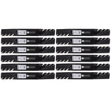 Toothed Blades Fit 601124 797696 XR7 Super Z & Hustler Z 54" Deck