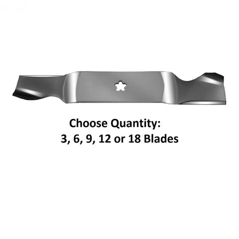 Mower Blades Fit 187256, 532 18 72-56 532187254 2004 Up 54" deck Qty 3, 6, 9, 12