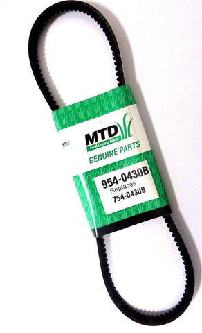 Genuine MTD Belt 954-0430B Fits 754-0430 754-0430A 754-0430B 754-0431 954-0430