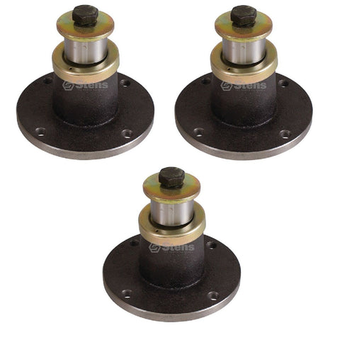 3 Spindle Assemblies Cast Iron fit 350595 Hustler Z, ATZ, Super Z, 52", 60", 72"