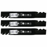 Silver Streak Toothed Blades Fit GX20250 L120 L130 48" Deck 17" 1 3 6 9 or 12