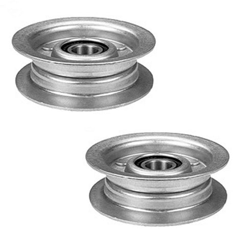 2 pk Flat Idler Pulley For GY20067 L110 L120 L130 14542GS 1642HS 1742HS Tractors