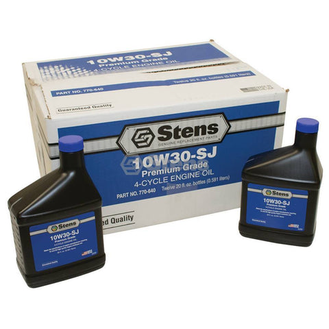 4-Cycle Engine Oil Premium Grade 10W30-SJ 100005 1 Case, 12 - 20 oz Bottles