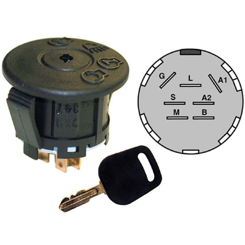 Ignition Switch & Keys Fit 94762 327350 175566 140401 925-1741 725-1745 GY20074