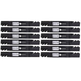 Toothed Blades Fit GY20569 M113518 S2554 051509 GS25 GS45 GS75 4100  54" Deck