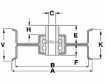 Flat Idler fits 33182, 44257, 51134, 57736, 8100, 08844200, 08844251