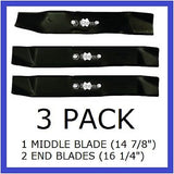 3 Blades fit 742-0612 942-0612 46" Deck