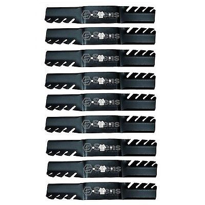 9 Gator Toothed Blade Set 50" Deck Cut Lawn Mower